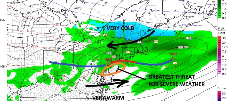 Severe Thunderstorm Threat New Jersey