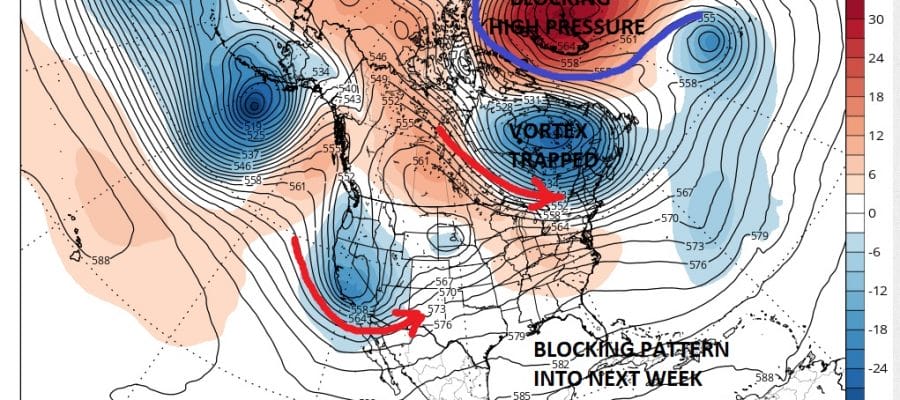 Blocking Could Bring Rain Opportunities