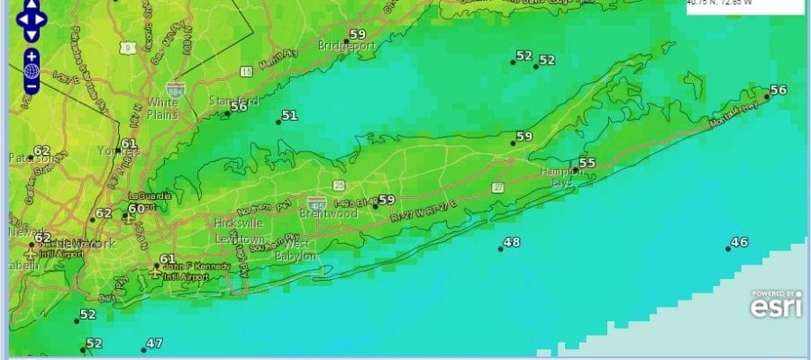 Long Island Weather April 15-19