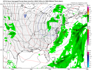 gfs144 Euro Model Shows Coastal Low Midweek
