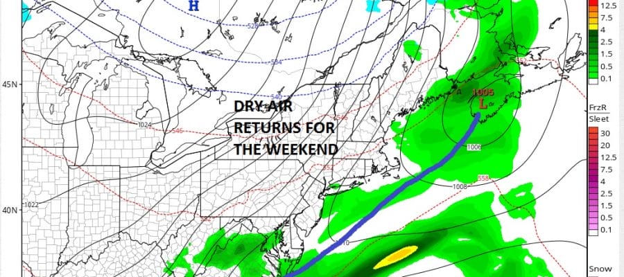 Showers Later Today Good Weekend