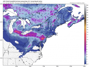 gfssnow Saturday Snow Still Unresolved