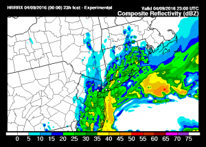 hrrrradar HRRR Model Saturday View