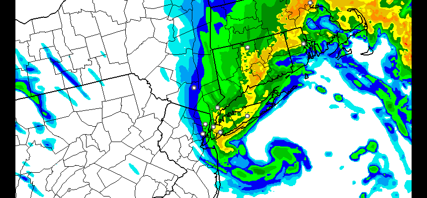 HRRR Model Snowfall Hurricane Force Gusts
