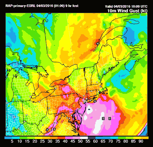 rapwind Thunderstorms Snow Wind Latest Snow Maps