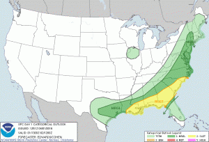Severe Thunderstorm Risk Into Tonight