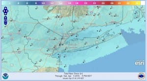 Snowfall Forecasts National Weather Service More Evening Showers Thunderstorms