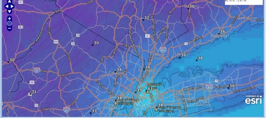 Freeze Warning Northern NJ Hudson Valley