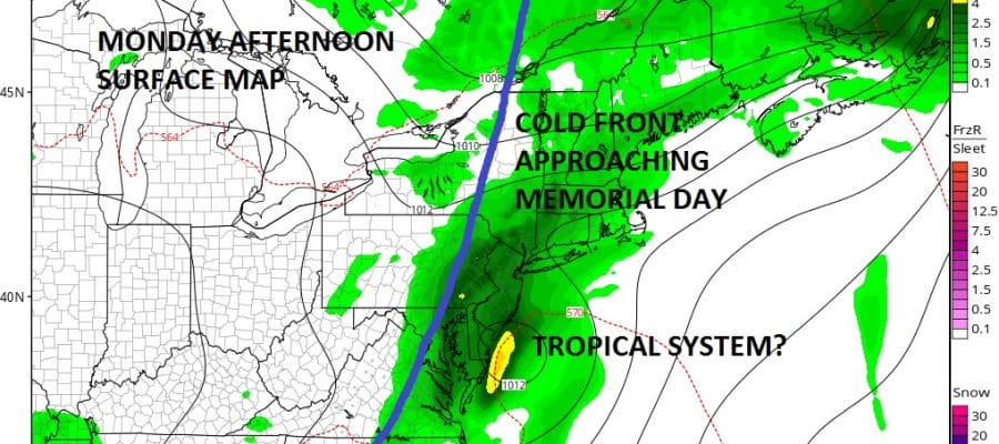 Memorial Day Hinges On Tropical System