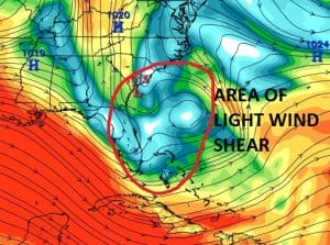 gfs120 Tropical Cyclone Development