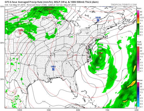 gfs144 Noreaster Threat Late Week Still Unclear