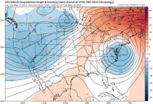 gfs168 Coastal Storm Threat Next Week Continues GFS EURO MODEL UPPER AIR MONDAY