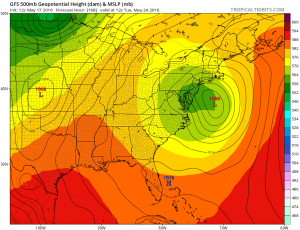 gfs168 Coastal Storm Threat Next Week Continues GFS EURO MODEL UPPER AIR MONDAY