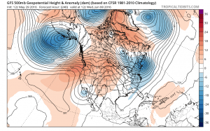 gfs240 Long Range Active Cool Start to June