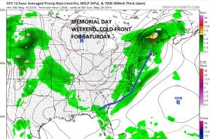 gfs264 Memorial Day Weekend Weather