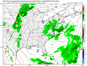 gfs36 Clouds Wet Weather Ahead Sunshine Midweek