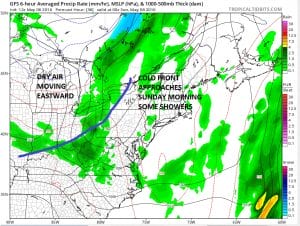 gfs36 Weekend Weather Improvement