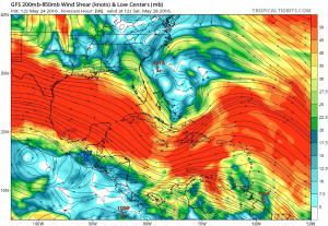 gfs_shear_watl_17 Hurricane Season Starting Early