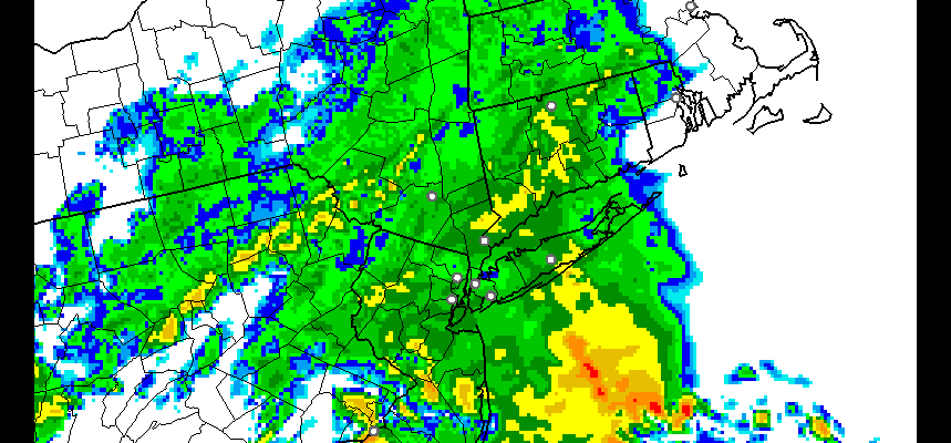 HRRR Model Rain Coming Overnight