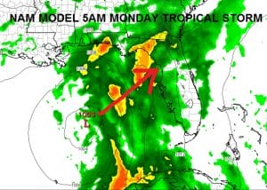 COLIN Tropical Storm Warning West Florida