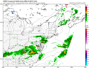 HRRR15 Severe Weather Threat Thursday June 23