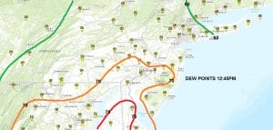 dewpoints Thunderstorms Gearing
