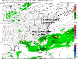 gfs132 Fathers Day Weather Outlook