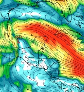 gfs72 Tropical Cyclone Development SW Gulf