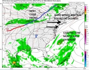 gfs84 HOT WEATHER MONDAY TUESDAY LATE STORMS
