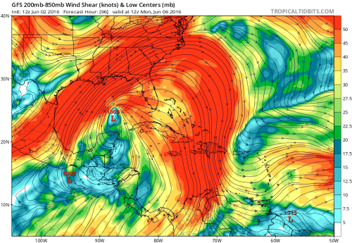gfs96 Tropical Storm Possible Gulf