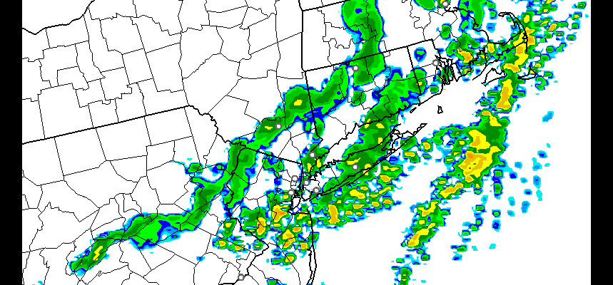 HRRR Model Thunderstorms Daybreak