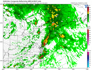 nam32 Severe Weather Risk Expanded Northward