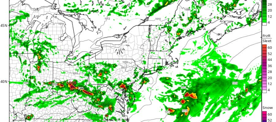 Severe Weather Threat Shifts South