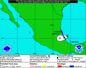 nhcprog tropical storm danielle