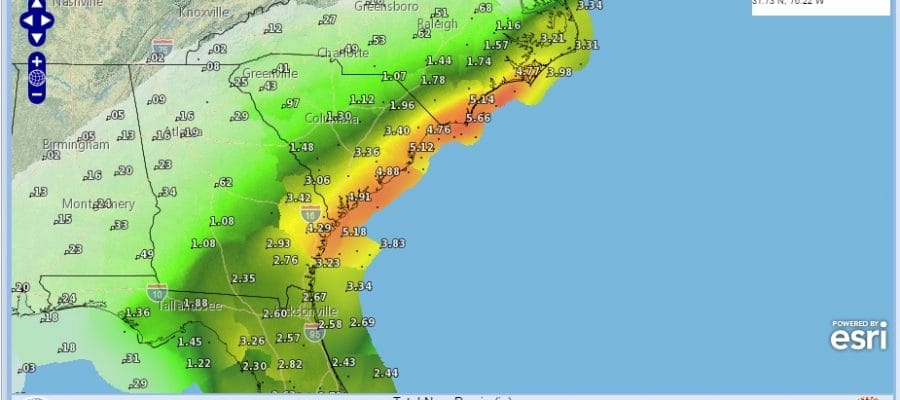 Tropical Storm Colin Moving Toward Shore