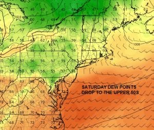 dewpoints heatwave