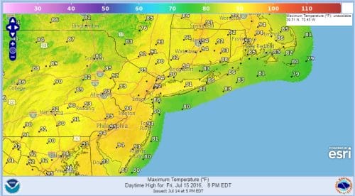 friday Severe Weather Ends Hot Friday