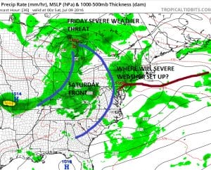 gfs36 Severe Weather Threat Friday