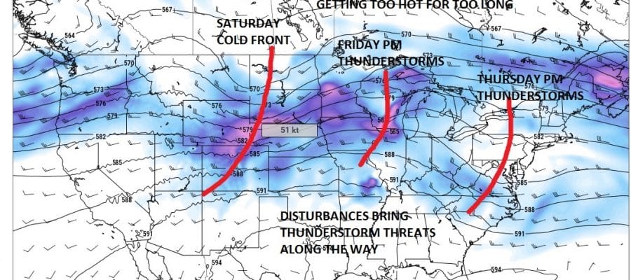 JOESTRADAMUS July Heatwave Friday's Highs
