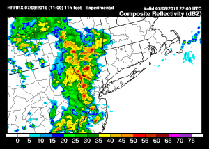 hrrr11 Heatwave Thunderstorms