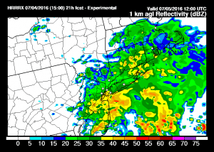 hrrr12 Rain Moving Northward 