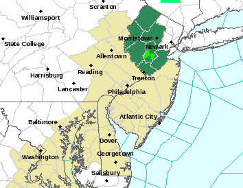 Flash Flood Watch New Jersey Updated