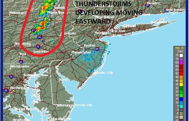 Severe Thunderstorm Watch NW New Jersey Hudson Valley