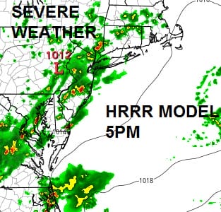 Severe Thunderstorm Warnings New Jersey