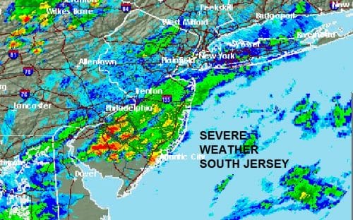radar Severe Weather Continues In South Jersey