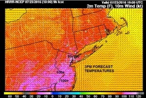 Heatwave Day 3 100 Degree Readings