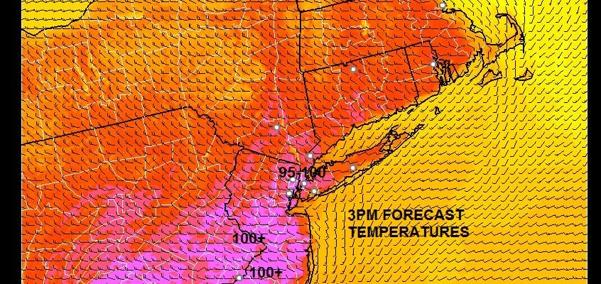 Heatwave Day 3 100 Degree Readings