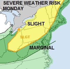 SEVERE WEATHER THREAT LATE MONDAY