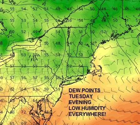 Beautiful Afternoon Low Humidity Heatwave Begins Friday