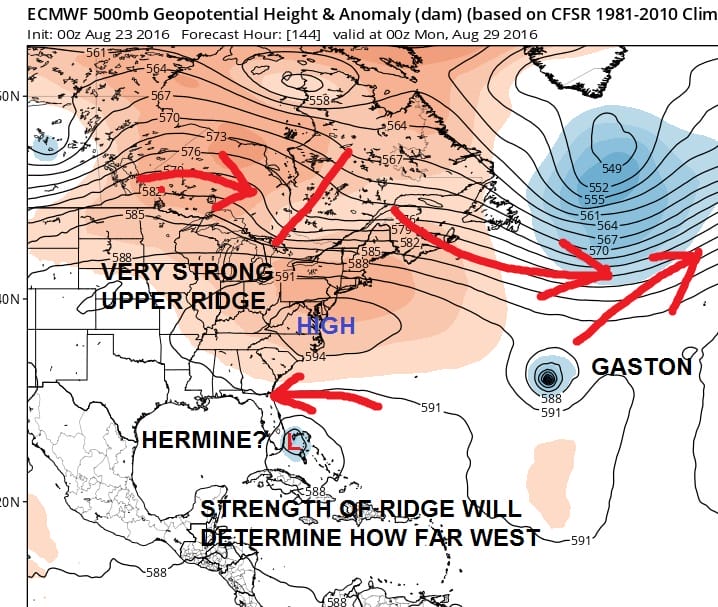 euro144 Gaston Strengthens & Tropical Depression